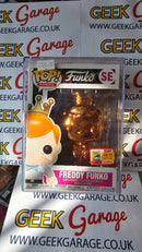 Funko Pop Orange Chrome Freddy Funko SDCC Exclusive