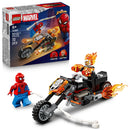 LEGO Marvel 76335 Spider-Man vs. Ghost Rider Motorcycle Set