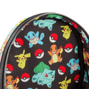 Pikachu and Pokémon Starters Pokémon Loungefly AOP Mini Backpack
