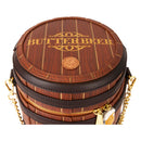 Harry potter Butterbeer barrell loungefly crossbody bag.