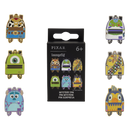 Pixar Characters Mini Backpack Mystery Box Pin