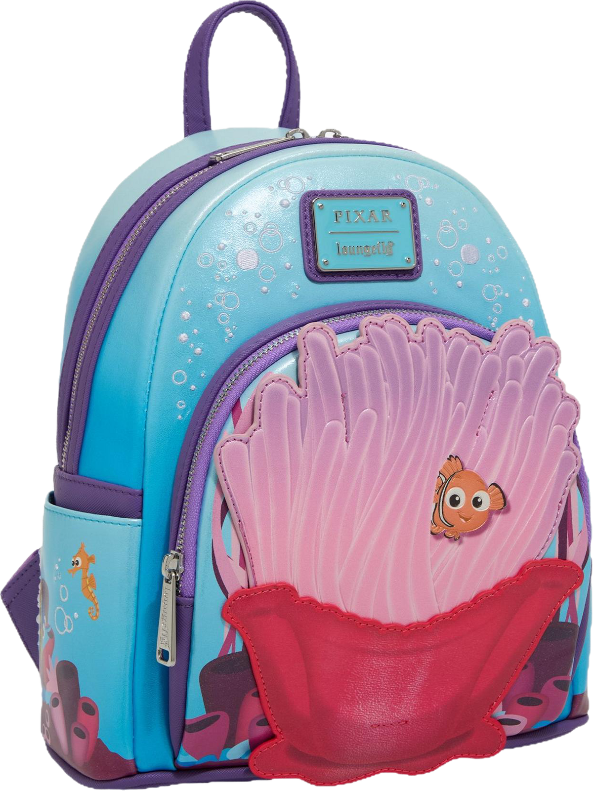 finding dory mini backpack EMEA EXCLUSIVE DISNEY PIXAR FINDING NEMO LOUNGEFLY MINI BACKPACK