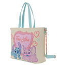 Stitch and Angel loungefly Tote bag