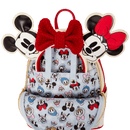 Mickey & Friends Holiday Ice Skating Mini Backpack with Headband Holder