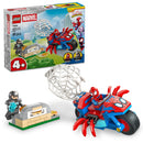 LEGO Marvel 11206 Spidey And His Amazing Friends: Spidey on his Motorcycle vs. Rhino Set