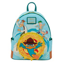 Phineas and ferb light up loungefly mini backpack