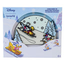 Mickey and Friends Winter Wonderland Disney Loungefly Sliding 3 Inch Pin
